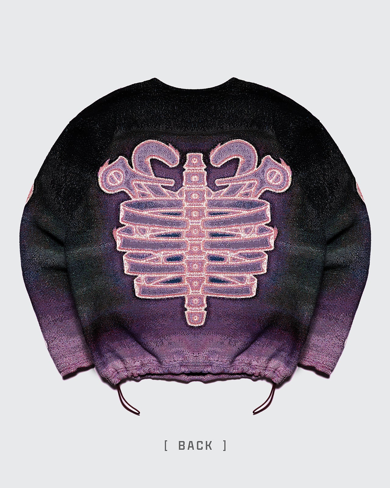 HALLOW / Full Woven Crewneck