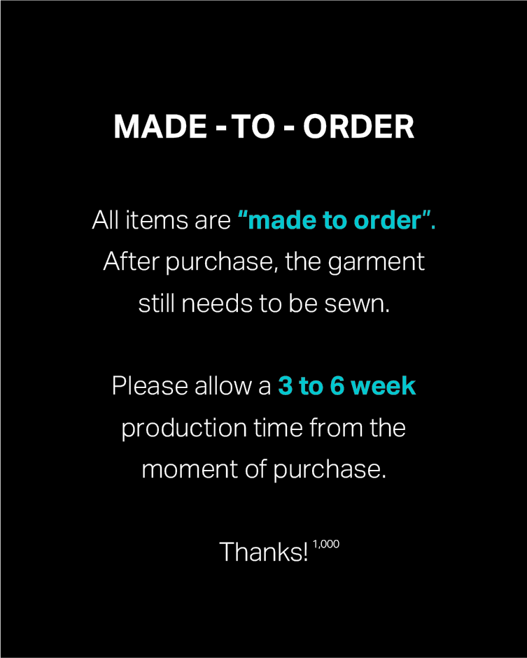 BORDERLINE / Full Woven Crewneck