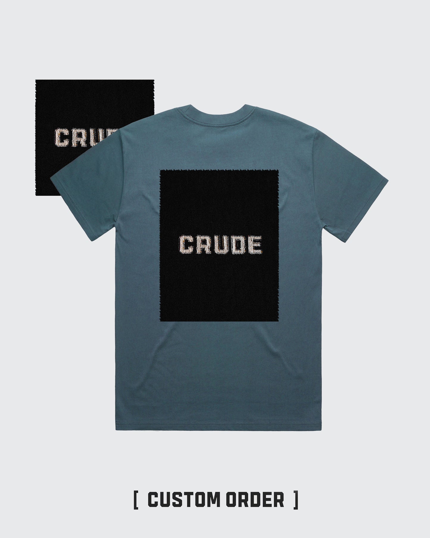 DOUBLE CRUDE PATCH TEE
