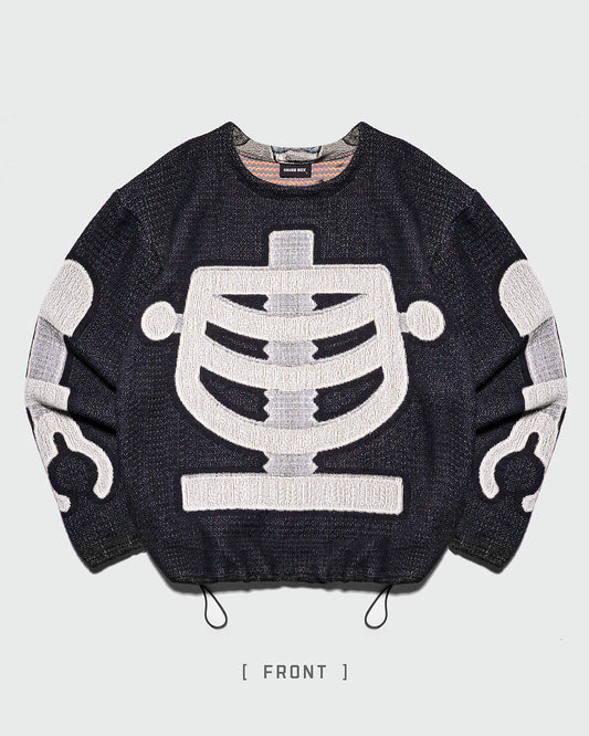 GRIM / Full Woven Crewneck