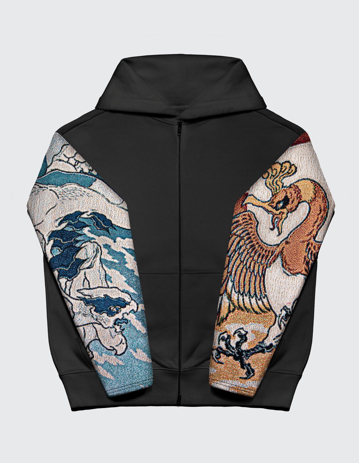 BRAVE BIRD / Oversized Fit Zip Up (12oz)