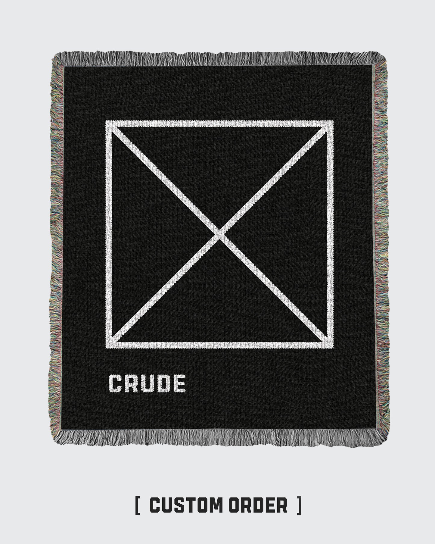 CRUDE THROW BLANKET(4ftx5ft)