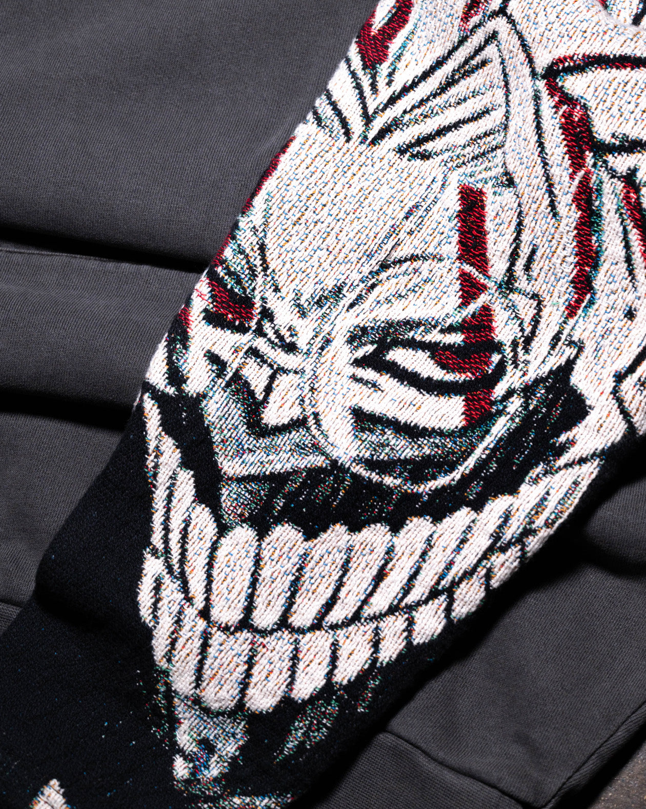 YOKAI / Faded Charcoal Streetwear Box Hoodie