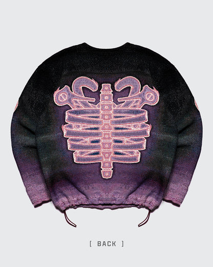 HALLOW / Full Woven Crewneck