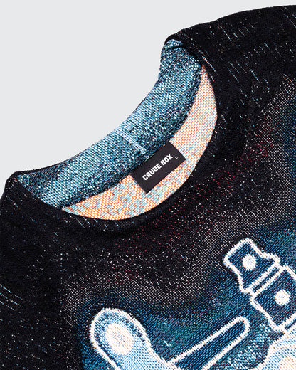 GHOST / Full Woven Crewneck