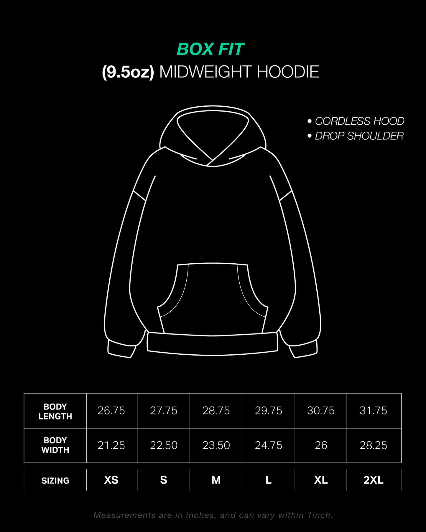 SHADOW FORCE / Relaxed Box Fit (9.5oz)