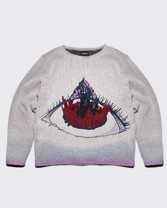 BORDERLINE / Full Woven Crewneck