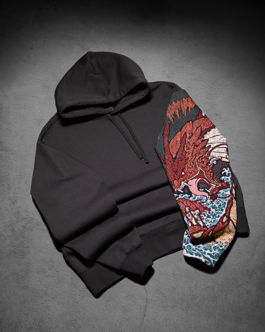 #188 - HYDRO PUMP - Oversized Charcoal Hoodie