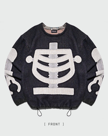 GRIM / Full Woven Crewneck