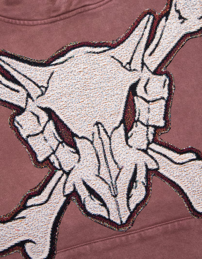 BULLDOZE / Double Sleeved Oversized (36oz) Washed Auburn